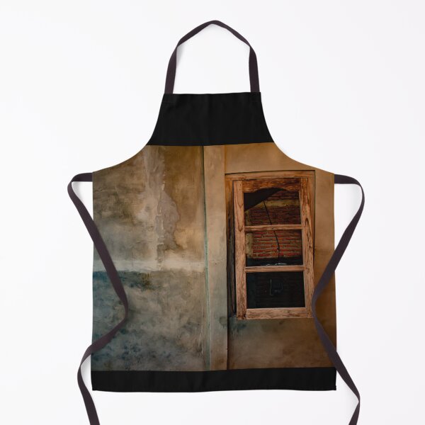 Item preview, Brown blue grained plastered wall with wooden window. designed and sold by kall3bu.