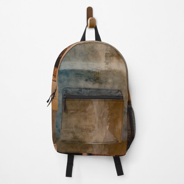 Item preview, Brown blue grained plastered wall with wooden window. designed and sold by kall3bu.