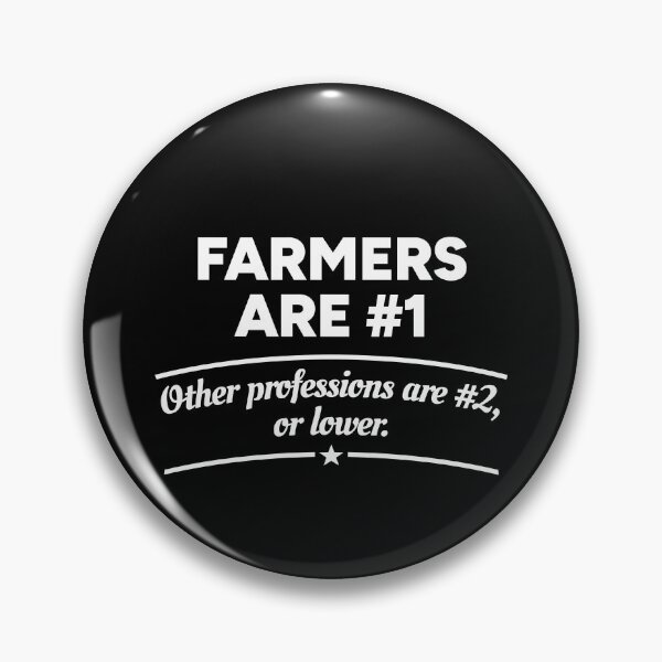 Item preview, Farmers are number 1. Other professions are number 2, or lower. designed and sold by redacteddesign.