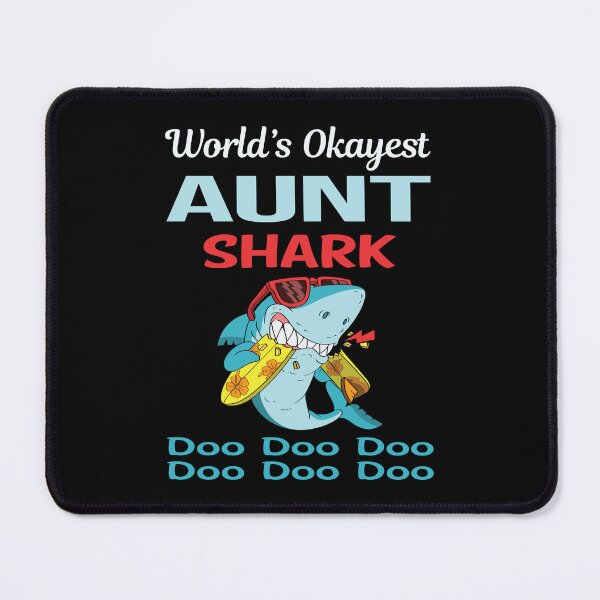 Item preview, Funny Shark AUNT designed and sold by StoreHornedFace.