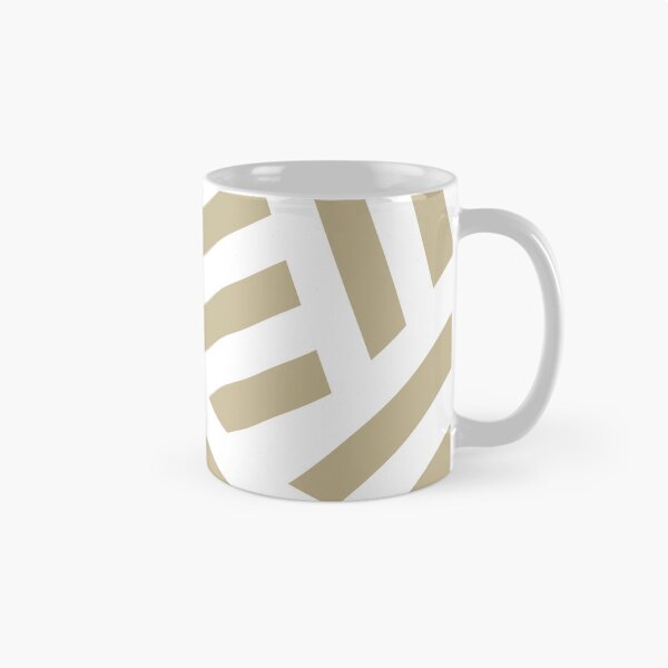 Item preview, Warm Beige White Abstract Stripe Pattern Pairs Dulux 2023 COTY Wild Wonder designed and sold by ColorOfTheYears.