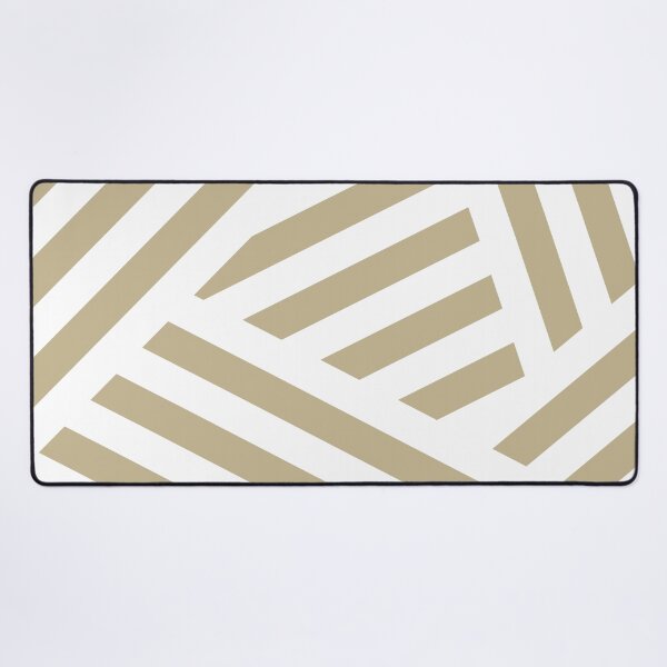 Item preview, Warm Beige White Abstract Stripe Pattern Pairs Dulux 2023 COTY Wild Wonder designed and sold by ColorOfTheYears.