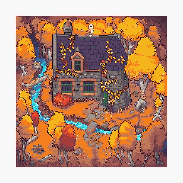 Autumn Vibes - #4 - 32x32 Pixel ARt Sketches