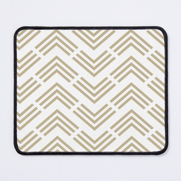 Item preview, Warm Beige White Chevron Rhombus Pattern Pairs Dulux 2023 COTY Wild Wonder designed and sold by ColorOfTheYears.