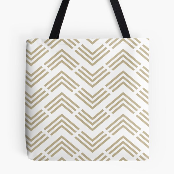 Item preview, Warm Beige White Chevron Rhombus Pattern Pairs Dulux 2023 COTY Wild Wonder designed and sold by ColorOfTheYears.