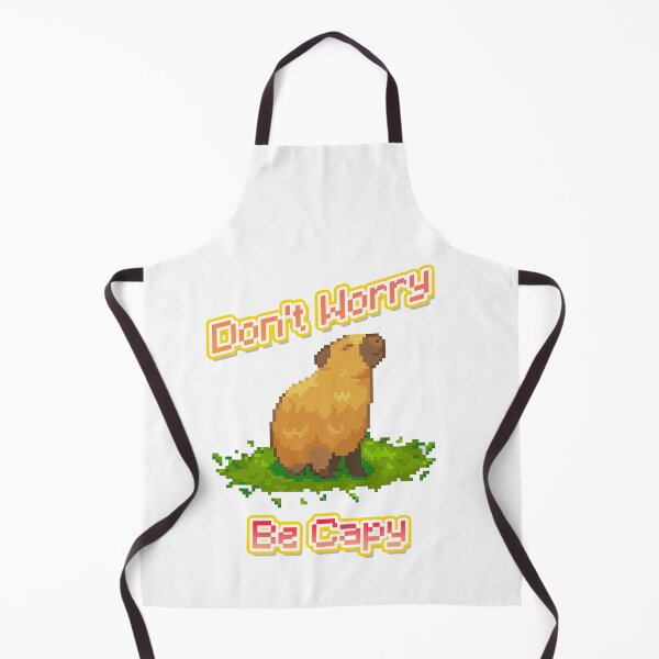 Item preview, dont worry be capy pixel capybara art designed and sold by therustyart.