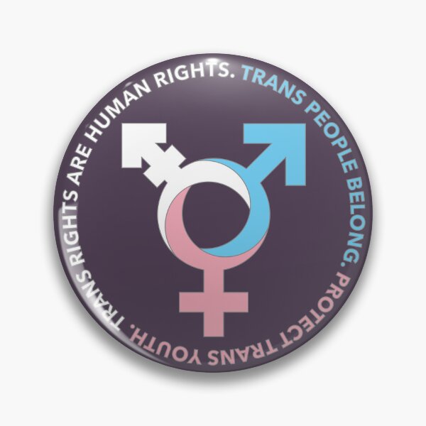 Item preview, Trans Symbol & Activist Slogans designed and sold by BendeBear.