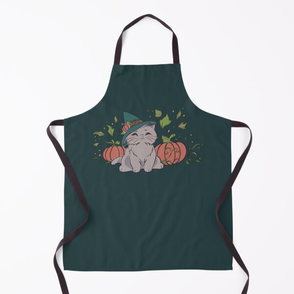 Item preview, White Autumn Pumpkin Cat designed and sold by Thirea.