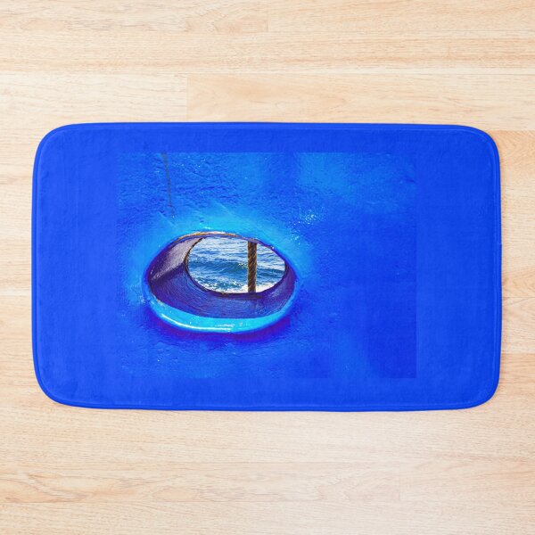 Item preview, Bull´s eye in a blue iron wall from a ship. 3b designed and sold by kall3bu.