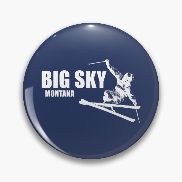 Artikelvorschau, Big Sky Resort Montana Skifahrer entworfen und verkauft von Esskay Designs.