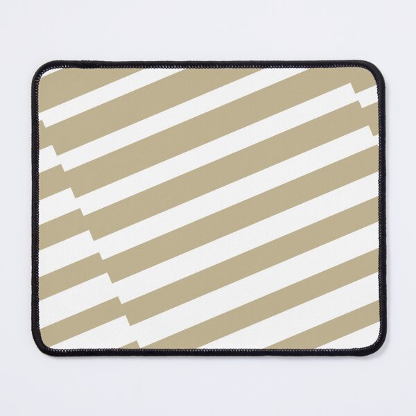 Item preview, Warm Beige White Diagonal Offset Stripe Pattern Pairs Dulux 2023 COTY Wild Wonder designed and sold by ColorOfTheYears.