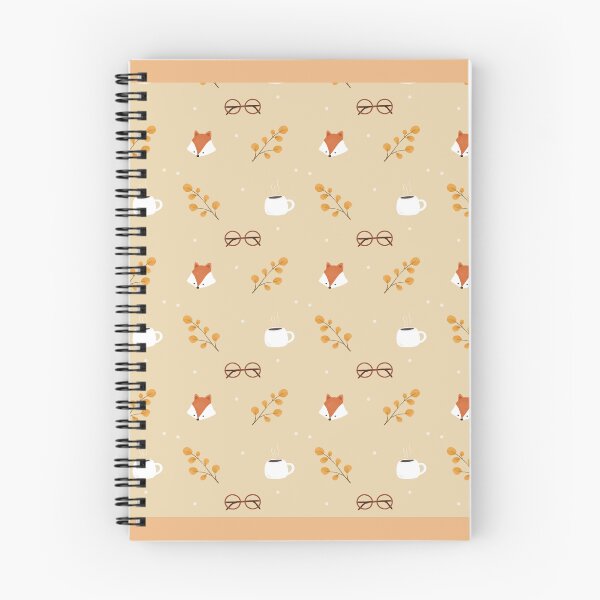 Item preview, Fox and coffee pattern designed and sold by studiotomris.