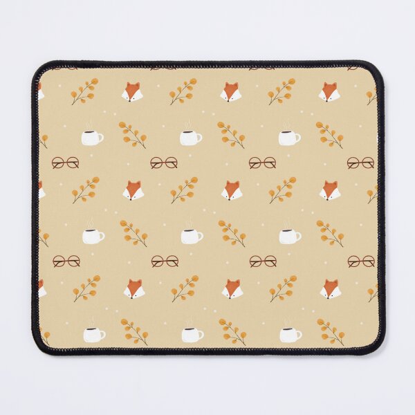 Item preview, Fox and coffee pattern designed and sold by studiotomris.