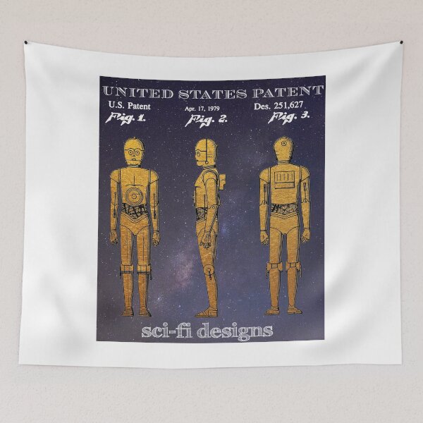 Item preview, Patent Art - Protocol Robot From 1979 Blockbuster Sci-Fi Movie designed and sold by tomgriffin1956.
