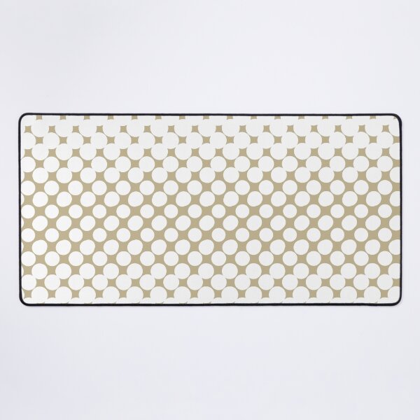Item preview, Warm Beige White Halftone Abstract Polka Dot Pattern Pairs Dulux 2023 COTY Wild Wonder designed and sold by ColorOfTheYears.