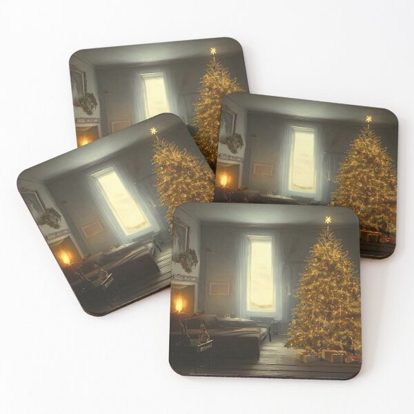 Item preview, Painting of a cozy christmas atmosphere designed and sold by XmasPatterns.