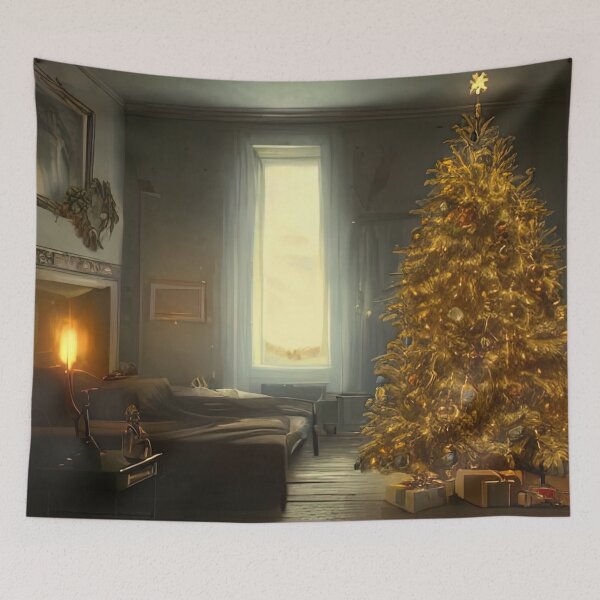 Item preview, Painting of a cozy christmas atmosphere designed and sold by XmasPatterns.