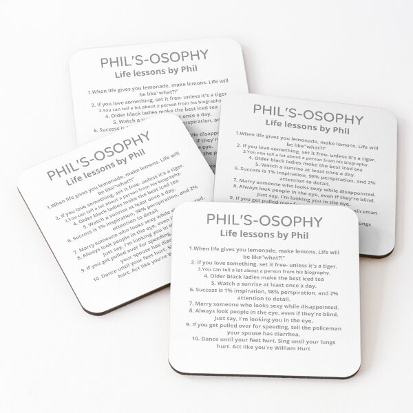 Artikelvorschau, Phil´s-osophy, Life Lessons by Phil entworfen und verkauft von philippp7.