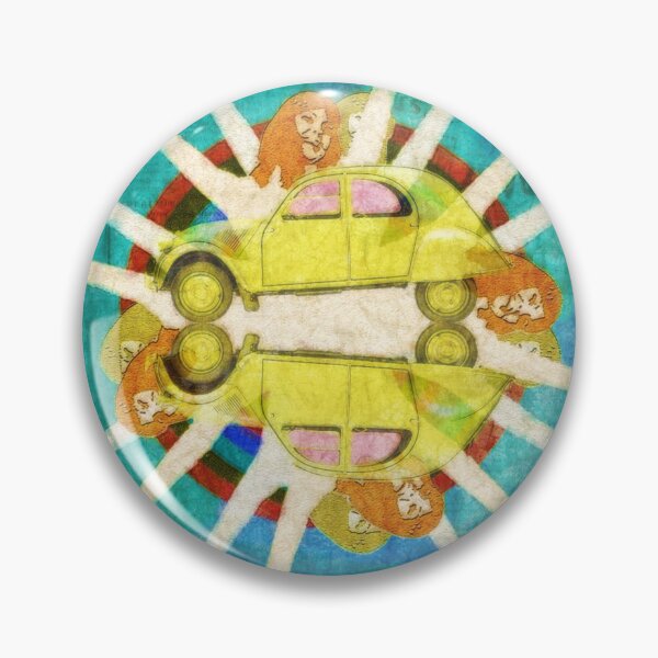 Item preview, 2CV Hippie tour Joie des Jeunes designed and sold by Aaaah Eeeek  Studio.
