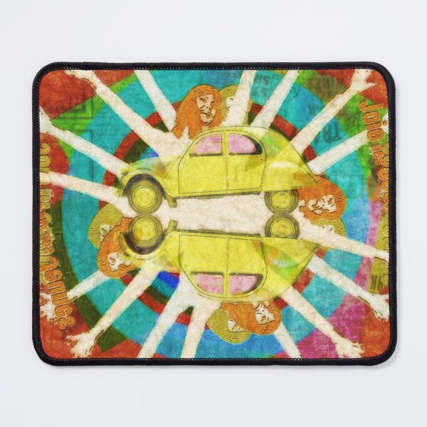 Item preview, 2CV Hippie tour Joie des Jeunes designed and sold by Aaaah Eeeek  Studio.