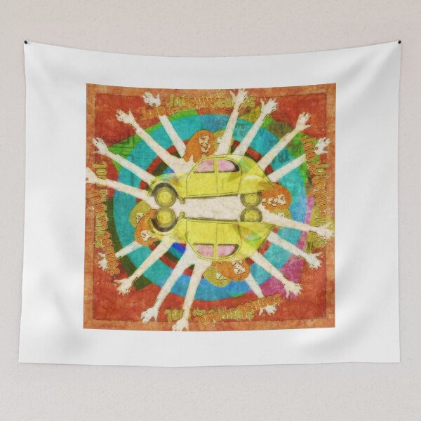 Item preview, 2CV Hippie tour Joie des Jeunes designed and sold by Aaaah Eeeek  Studio.