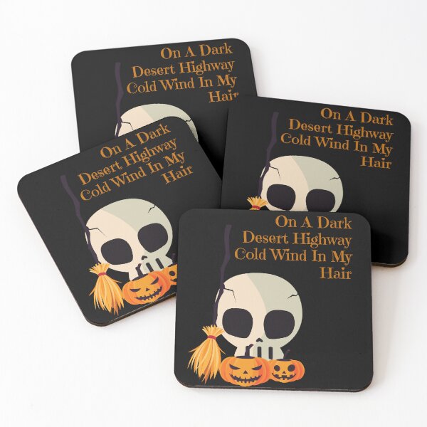Item preview, On a dark desert highway cold wind in my hair designed and sold by Merry Moon Store.