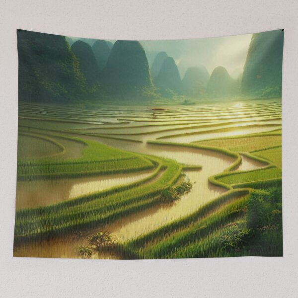 Item preview, Rice fields designed and sold by chatzous.