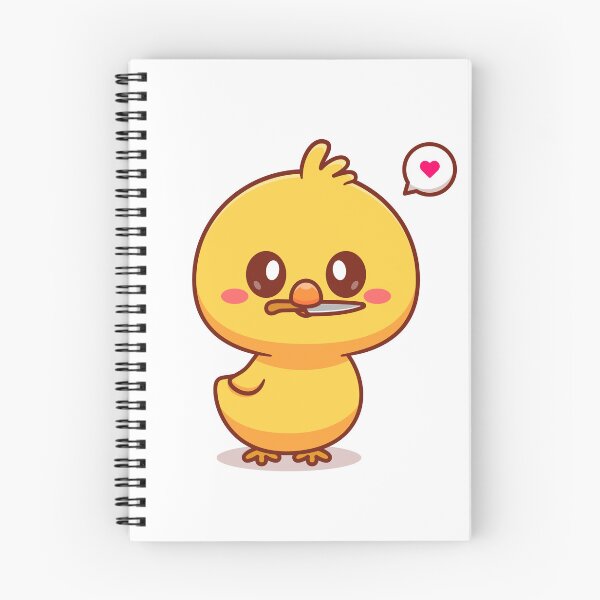 Item preview, Cute chick bite knife cartoon designed and sold by OmkvO.