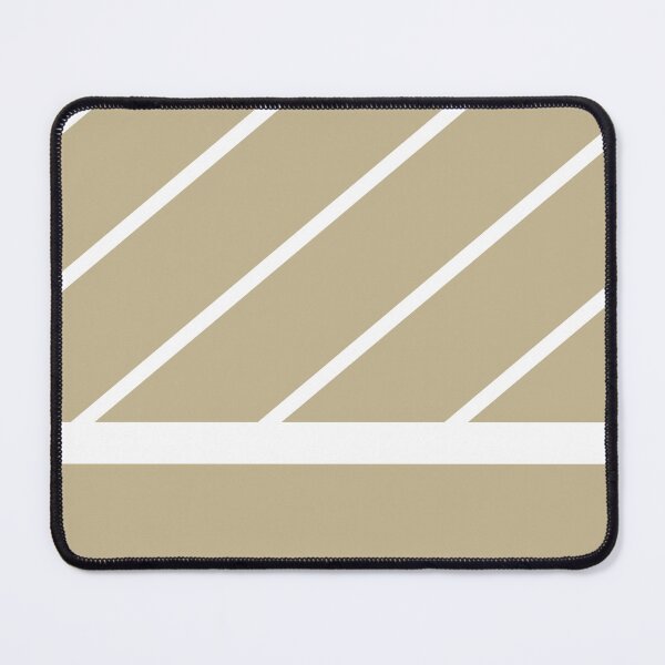 Item preview, Warm Beige White Minimal Modern Diagonal Stripe Pattern Pairs Dulux 2023 COTY Wild Wonder designed and sold by ColorOfTheYears.