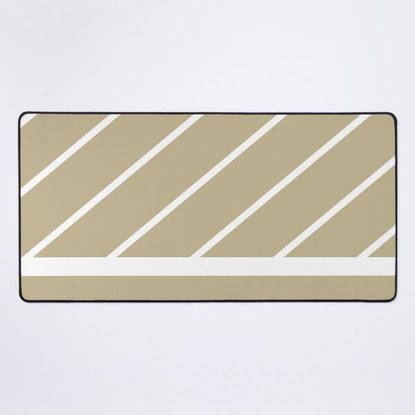 Item preview, Warm Beige White Minimal Modern Diagonal Stripe Pattern Pairs Dulux 2023 COTY Wild Wonder designed and sold by ColorOfTheYears.