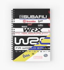 Subaru Rally 555 Spiral Notebook