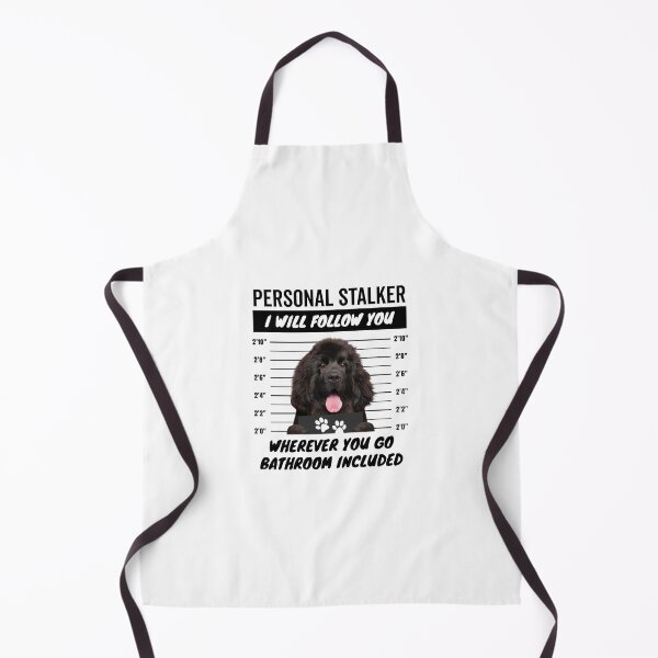 Item preview, Personal Stalker Dog – Black Newfoundland Dog designed and sold by More Cute Dogs.