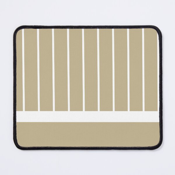 Item preview, Warm Beige White Minimal Modern Stripe Pattern On Solid Pairs Dulux 2023 COTY Wild Wonder designed and sold by ColorOfTheYears.