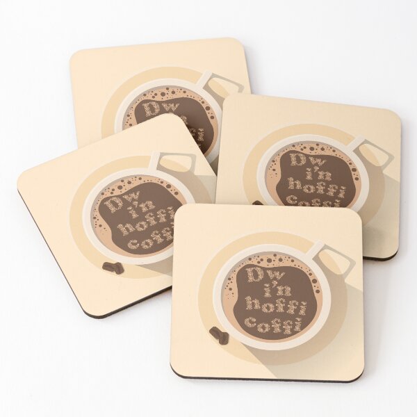 Item preview, Dw i'n hoffi coffi I like coffee  designed and sold by Lick-Design.