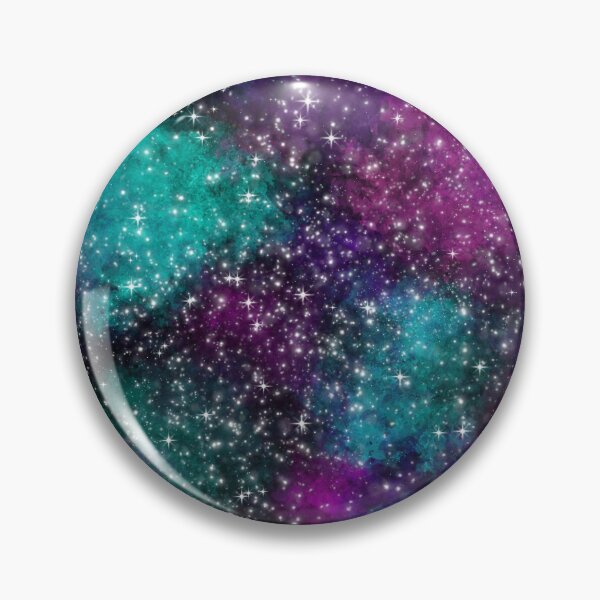 Item preview, Galaxy Repeating Pattern Teal, Black, Pink, Purple designed and sold by cashewdays.