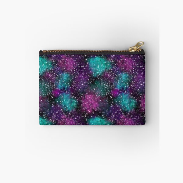 Item preview, Galaxy Repeating Pattern Teal, Black, Pink, Purple designed and sold by cashewdays.