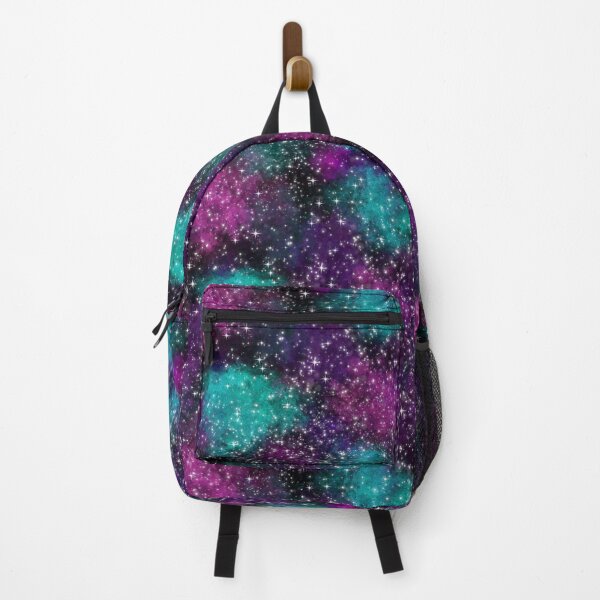 Item preview, Galaxy Repeating Pattern Teal, Black, Pink, Purple designed and sold by cashewdays.
