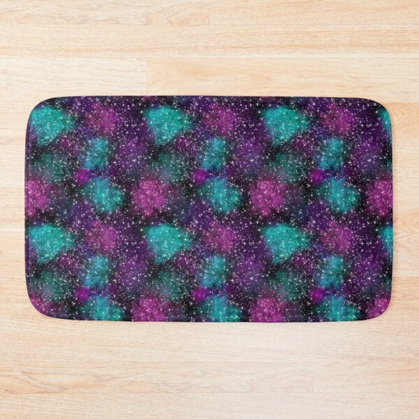 Item preview, Galaxy Repeating Pattern Teal, Black, Pink, Purple designed and sold by cashewdays.