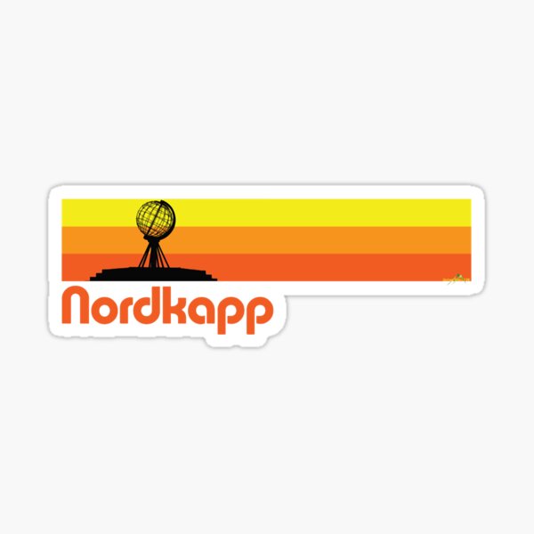 Nordkapp Nordkap Norwegen Aufkleber 03 Sticker