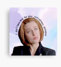 Dana Scully Badass Metal Print