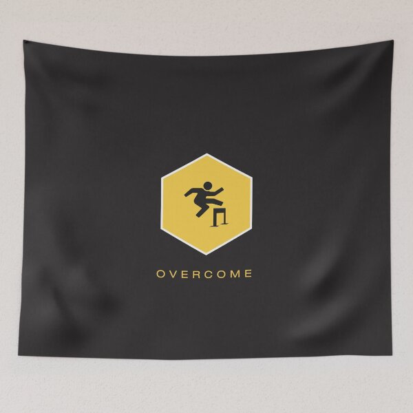 Item preview, overcome never give up designed and sold by FNDES1GN5.