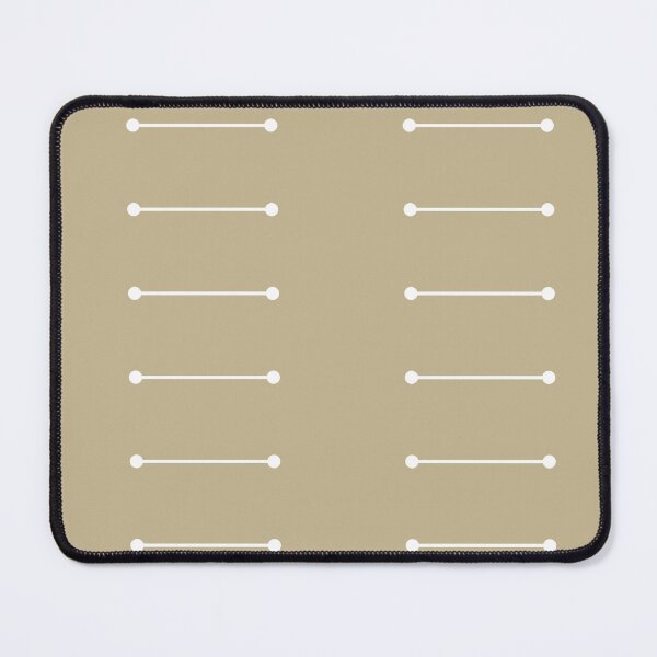 Item preview, Warm Beige White Minimal Stripe Polka Dot Mudcloth Pattern Pairs Dulux 2023 COTY Wild Wonder designed and sold by ColorOfTheYears.