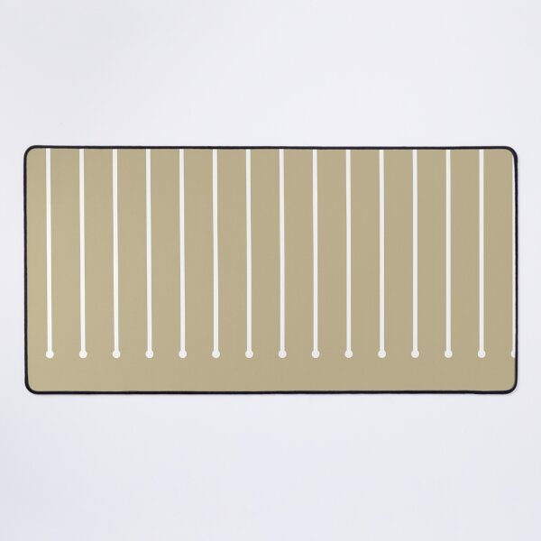 Item preview, Warm Beige White Minimal Modern Stripe Polka Dot Pattern Pairs Dulux 2023 COTY Wild Wonder designed and sold by ColorOfTheYears.