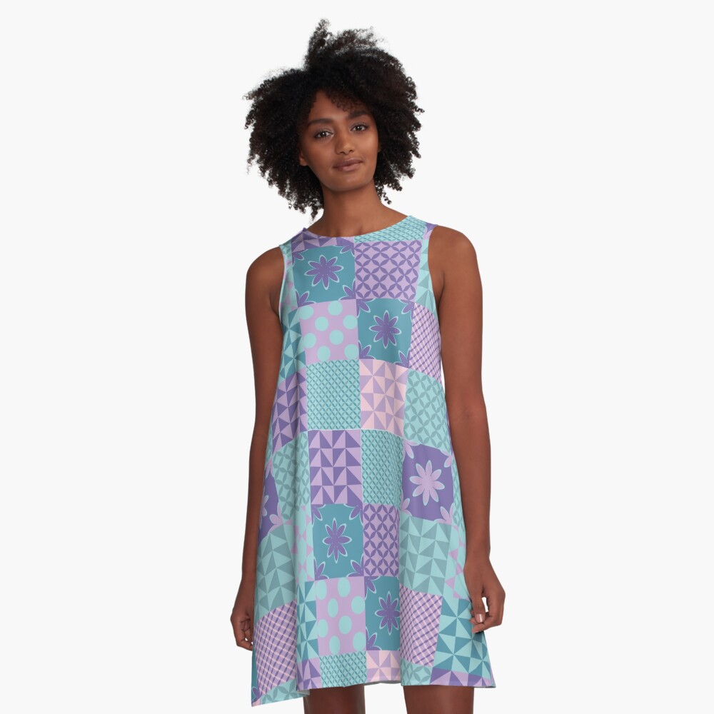 Vista previa del artículo con la obra «Vestido acampanado», diseñado y vendido por AnaidZahori.