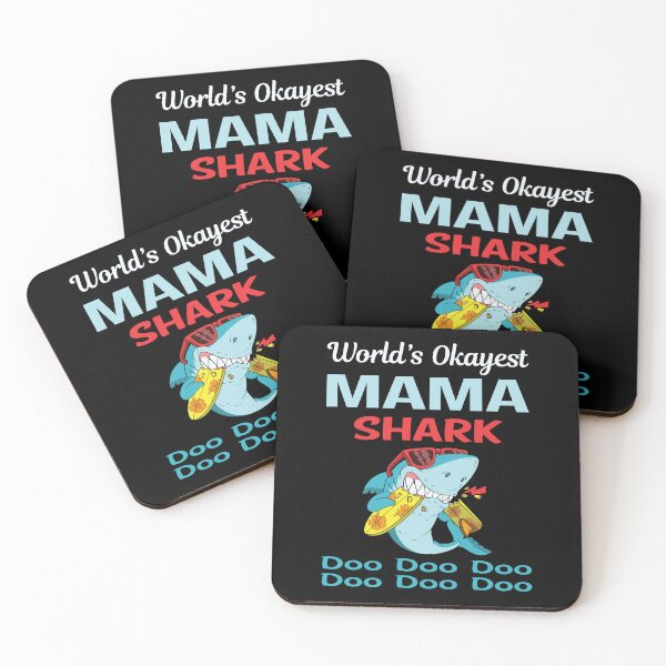 Item preview, Funny Shark MAMA designed and sold by StoreHornedFace.