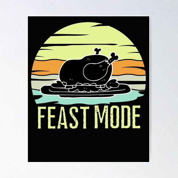 Artikelvorschau, Feast Mode Türkei Lustiges Thanksgiving-Kostüm entworfen und verkauft von WildAuraArt.