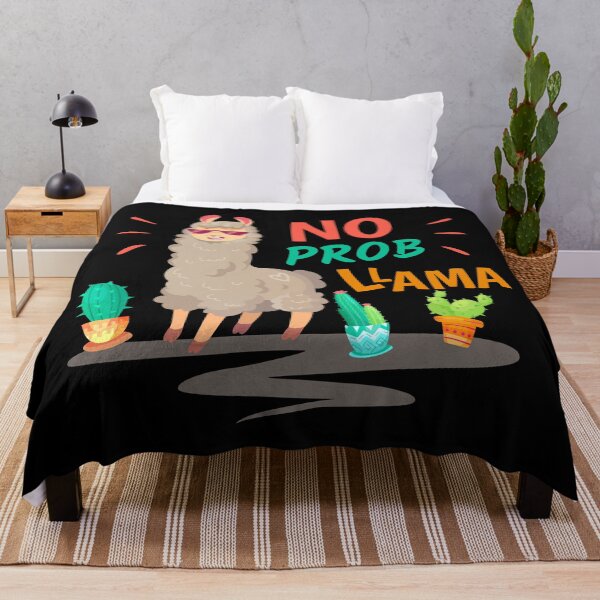 Artikelvorschau, Ein Design mit einem Lama und dem Slogan No Probllama entworfen und verkauft von velisani.