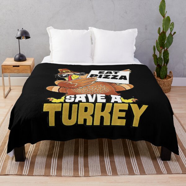 Item preview, Save A Turkey Eat Pizza designed and sold by csoDesign.
