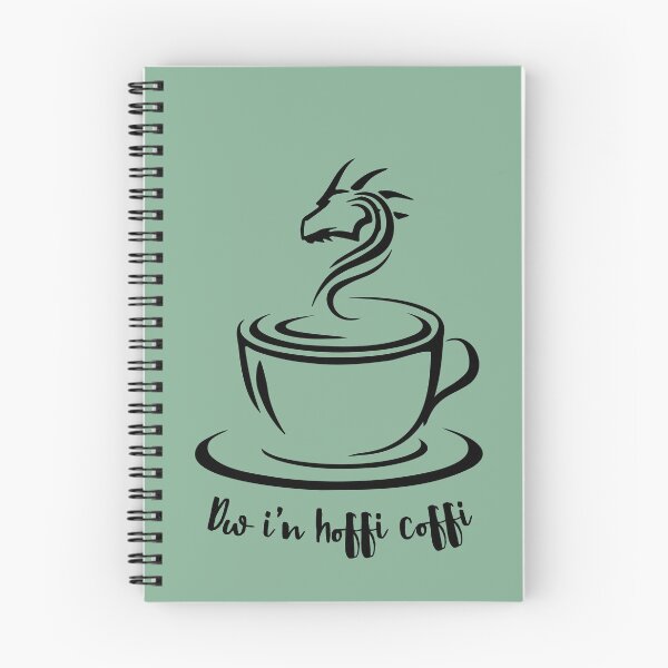 Item preview, Dw i'n hoffi coffi I like coffee line art designed and sold by Lick-Design.