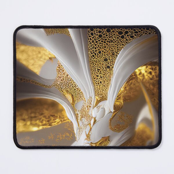 Item preview, Glamour gold and white pattern design designed and sold by Mobius Spot Collective.